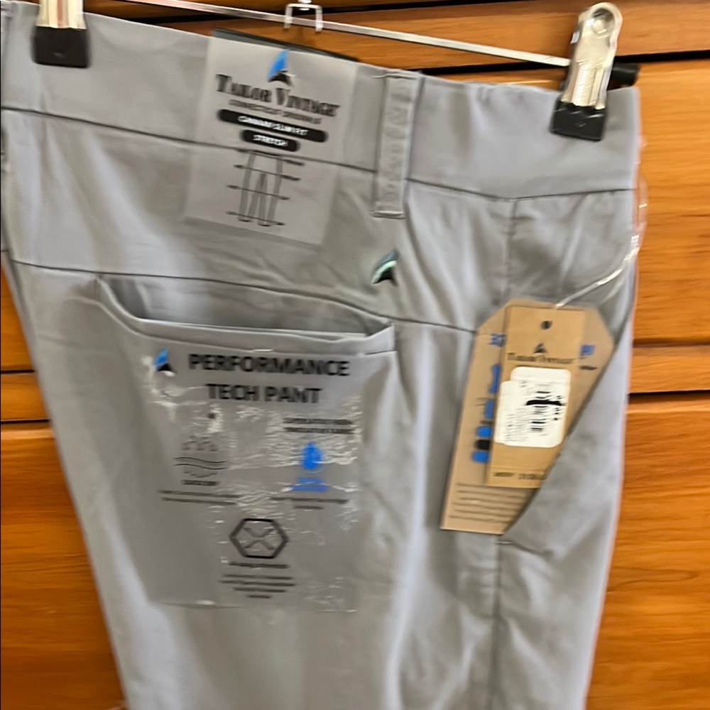 Tailor Vintage Gray Performance Tech Chinos